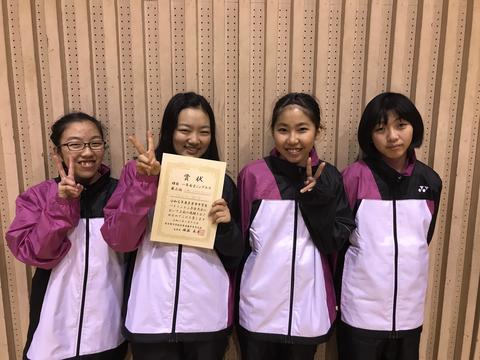 多摩市冬季大会 3位入賞