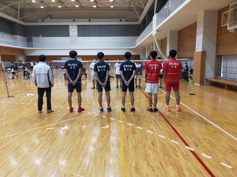 新人戦 西東京ベスト16(バド高校男子団体)