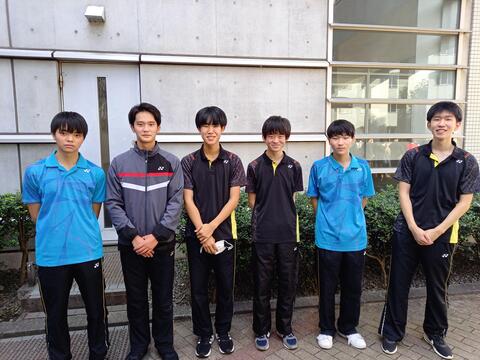 高体連 西東京ベスト32(バド高校男子団体)