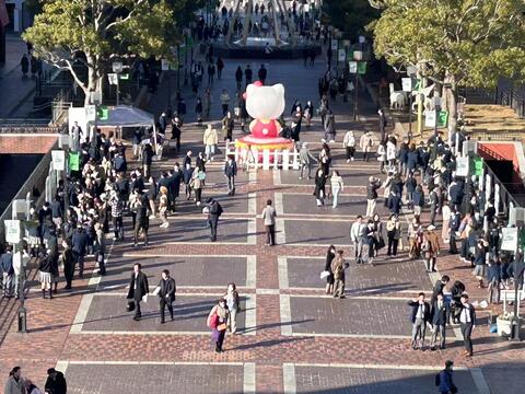 12月8日 高1探究 街なかプレゼン期末テスト