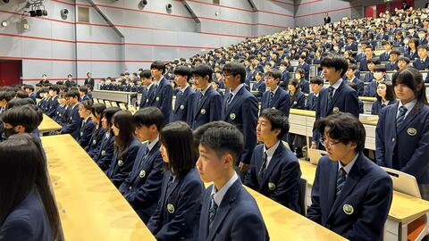 39期 中学卒業証書授与式